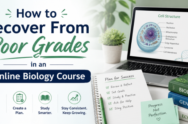 How to Recover From Poor Grades in an Online Biology Course