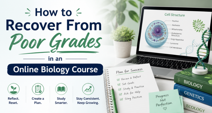How to Recover From Poor Grades in an Online Biology Course